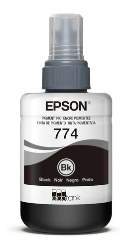 Tinta Epson 774 Negra Original M100 M105 M205 L655 L1455 Iva