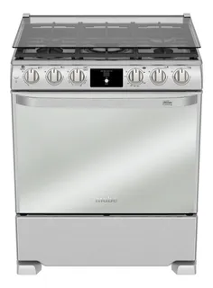 Estufa Mabe Em7690cfi Gas/eléctrica 5 Quemadores Acero Inox