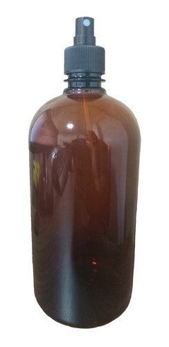 Botella, Envase De Pet 1lt Ámbar Con Spray Rociador X100