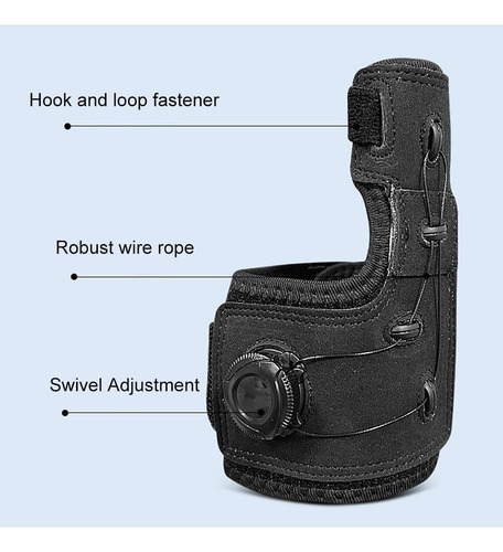 Ajuste Ajustable De La Perilla La Manga Del Soporte Pulgar