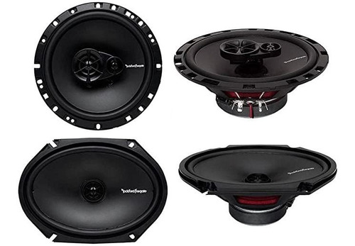 2) Rockford Fosgate R168 x 2 6 x 8&#34; 110 w 2 way + .