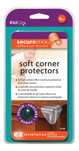 Protectores De Gel Para Esquinas  (4 Unidades)-kidco-claro