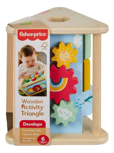 Fisher-price Juguete Triángulo De Actividades De Madera