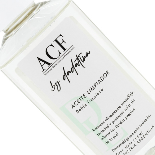 Acf Dadatina Aceite Limpieza Facial Desmaquillante 6c