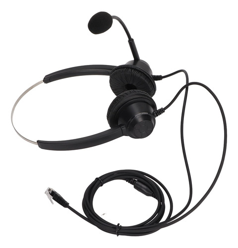 Auricular Negocio Rj9 Telefono Binaural Flexibl Para Curso