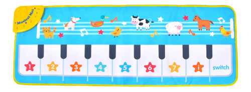Almohadilla De Piano Musical Para Niños, Teclado Con 8 Tipos