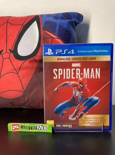 Spider Man edição jogo do ano PS4 LACRADO