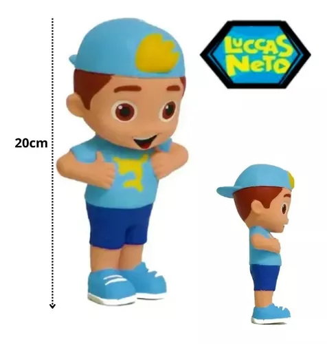 Kit 2 Bonecos Infantil Luccas Neto De Apertar Látex - Compre Agora