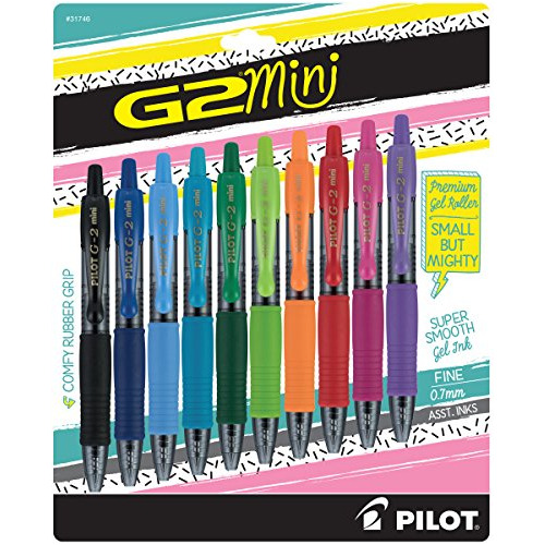 Bolígrafos De Gel Premium G2 Mini, Punta Fina, Tinta D...