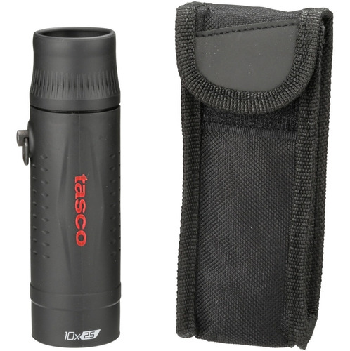 Imagen 2 de 3 de Monocular Tasco Essentials 10x25 Roof Mc Negro Y Camuflaje