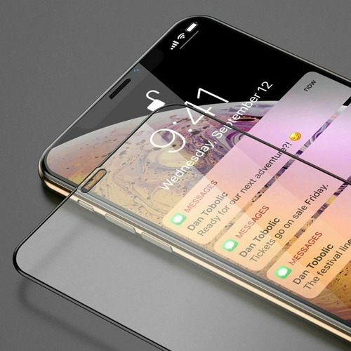 Imagen 2 de 6 de Vidrio Templado Full Cover C/ Marco Para Todos Los iPhone 11