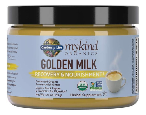 Golden Milk Leche Dorada Polvo Nutricion Recuperación Organi