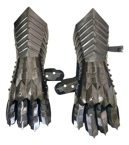 Guantes Medievales Tipo Ringwraiths Acero 18 Espada Katana