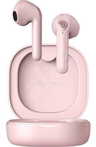 Auricular in-ear gamer inalámbrico Soundpeats TWS TrueAir 2 pink con luz LED
