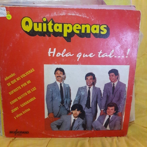 Vinilo Quitapenas Hola Que Tal Llllll C1