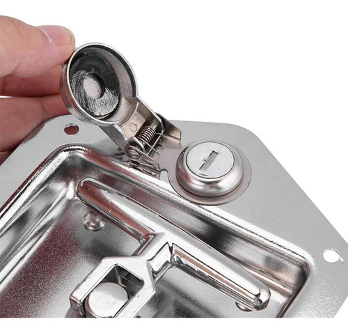 2 Peças Rv Trailer Tool Box Locks Com Duas Chaves