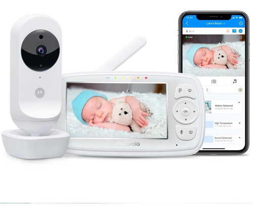 Cámara Y Monitor Portátil Para Bebes Motorola Baby Call Wifi