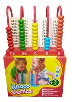 Comprar Abaco Vertical De 5 Columnas Juego Didáctico De Madera