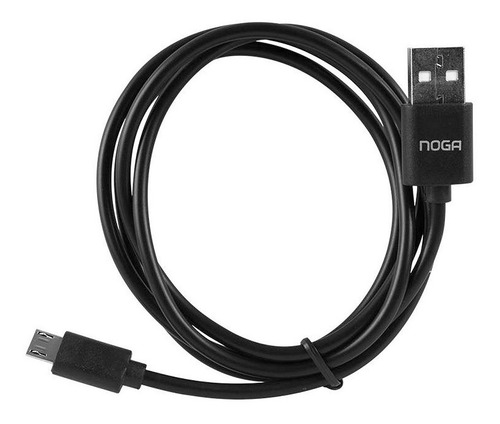 Cable Usb 2.0 A Micro Usb 5v - 2a Carga Y Datos 1.80 Mts Color Negro