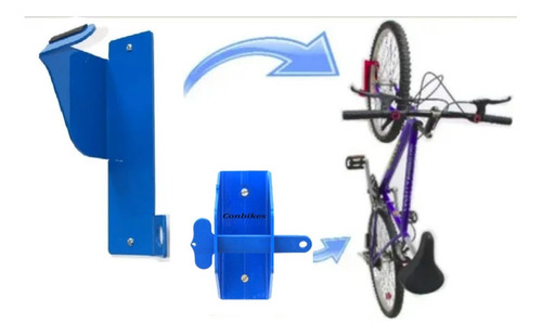 Soporte Colgar Bicicletas Seguridad Total No Mancha Conbikes