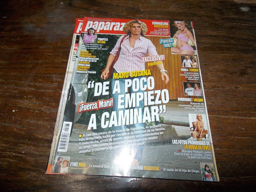 Revista Paparazzi 367 Botana Anderson Pampita 21/11/8