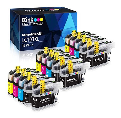 E-ink Z (tm) Reemplazo Compatible Cartucho De Tinta Para Bro