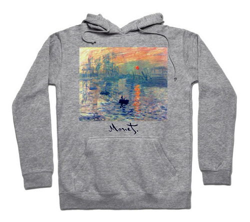 Sudadera Clasic Pintura Impressions Of Sunrise Claude Monet