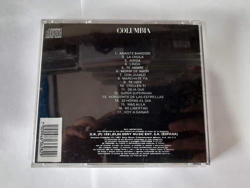 Cd Miguel Bose El Disco De Oro En Formato Cd (Usado)