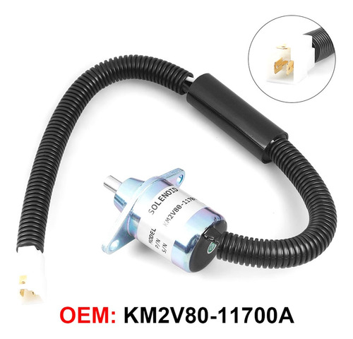 Electroválvula De Corte De Combustible Km2v80-11700a De 12 V
