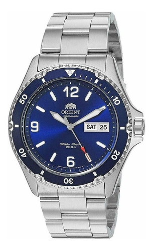 Reloj Orient Automatico Fondo Azul 200 Mts Faa02002d