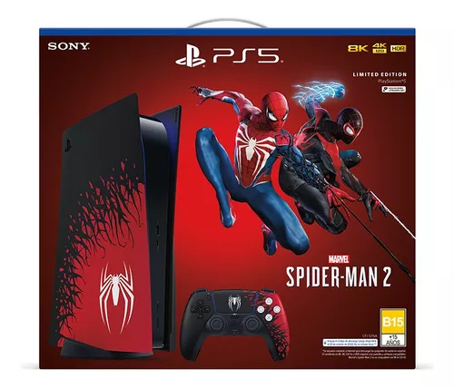 Sony PlayStation 5 825GB Marvel’s Spider Man 2 Limited Edition Mídia Física
