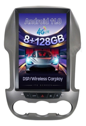 Estéreo Android Tesla Para Ford Ranger 2011-2016 Gps Pantall
