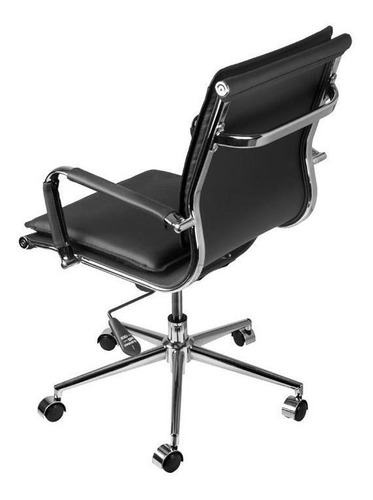 Cadeira Para Escritório Office Soft Baixa Preto - Or
