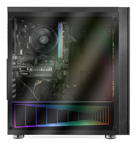 Imagen 6 de 6 de Xtreme Pc Gamer Geforce Gtx 1650 Ryzen 5 16gb Ssd 240gb 1tb