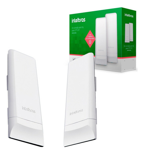 Kit Conexão Sem Fio Para Cftv Ip Wom 5a Mimo Intelbras