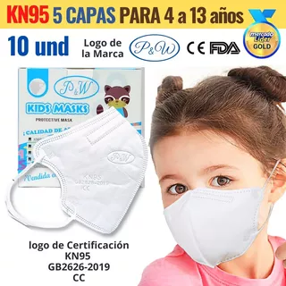 Mascarilla Kn95 Originales Hipoalergénico Para Piel Sensible