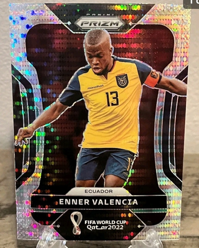 Enner Valencia Silver Pulsar Qatar 2022 Prizm Ecuador Panini