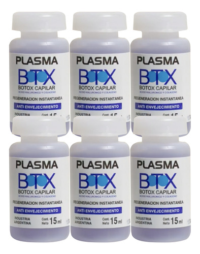 Ampollas Shot De Btx Plasma 15ml X6u Efecto Botox 