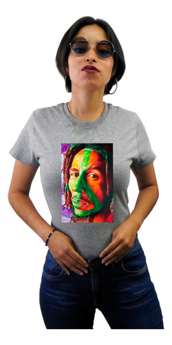 Playeras Reggae Bob Marley Figura Poster Estampado Zion