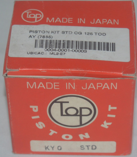 Piston Kit Japon Honda Cg Today Titan 99 Std