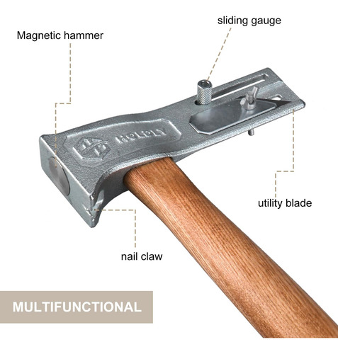 Holdly Magnet Roofing Hatchet, Hatchet De Techos De Cara De