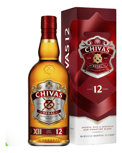 Whisky Chivas Regal 12 Años - 1000 Ml