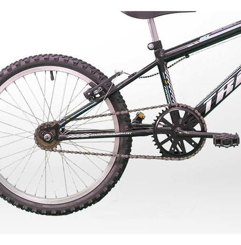 Bicicleta Aro 20 Track Bikes Cometa, unisex, para jóvenes, color negro, marco tamaño 11