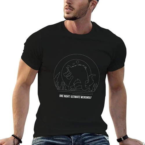 One Night Ultimate Werewolf Minimalist Line Art - Gráfico In