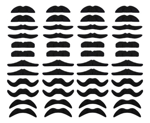 Bigotes Falsos Y Novedosos Para Fiestas, 48 Piezas