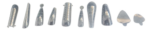 Molde F-1 Dual Form E Unha Reversa 120 Peças Fan Nails