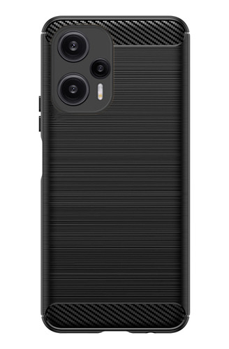 Funda Para Xiaomi Poco F5 Cepillado Carbono Fibra Textura