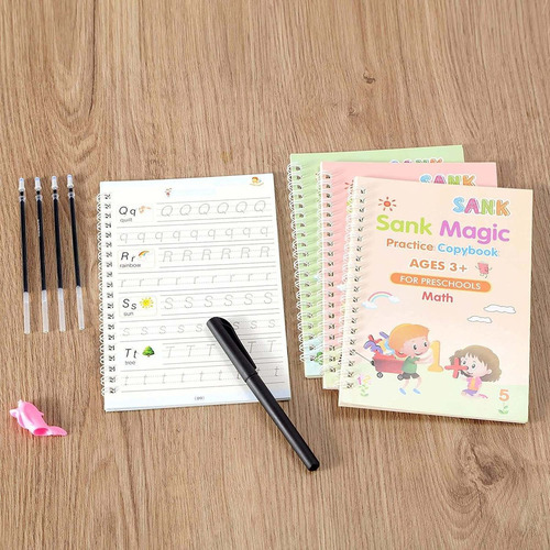 Magia Hundido - Kit De Cuaderno De Caligrafía Reutilizable 4