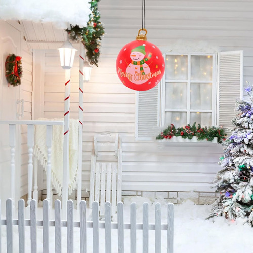 Globo De Neve Gigante Com Decoração De Natal Inflável Para
