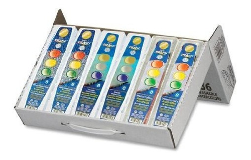 Prang Aula Master Pack 12 Cada 8color Basic Acuarela Estable